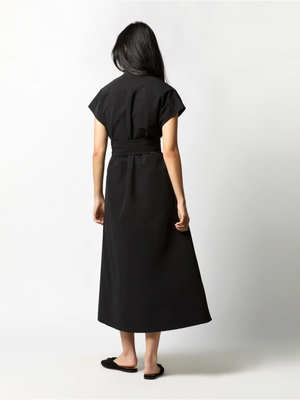 ANN MASHBURN Gianna Silk Shirtdress Dress - Picture 8 of 15
